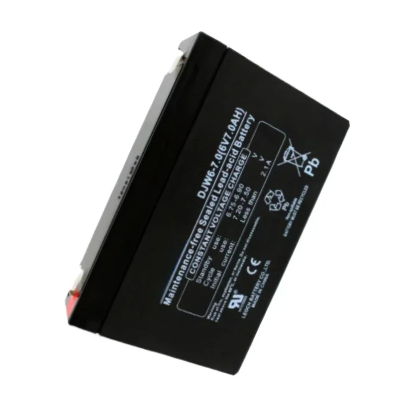 DJW6-7 6V 7.0AH 7000mAh بطارية تخزين عالية السعة للمركبات الكهربائية 6V7AH بطارية عربة أطفال لمركبات الأطفال