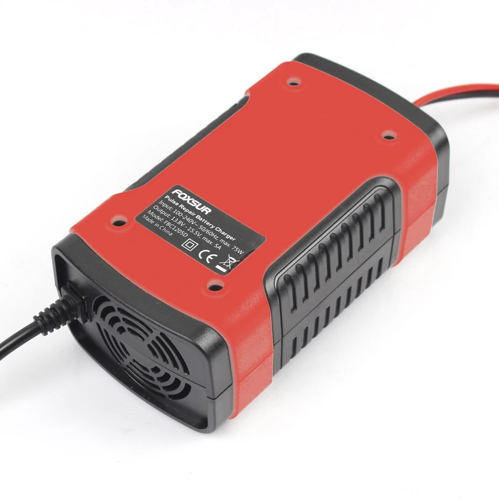 معزز البطارية المحمول مع شاشة LCD لإصلاح نبض شاحن الإمداد الكهربائي للدراجات النارية SUV لشاحنة الدراجات النارية ATV #5