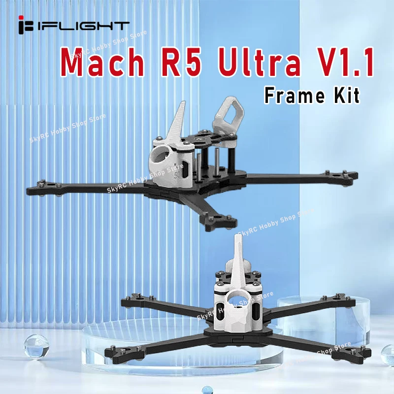 

IFlight Mach R5 Sport Ultra V1.1 Version 190mm Wheelbase Arm 5mm Camera Mounting Hole 14mm FPV Frame Kit FPV Parts
