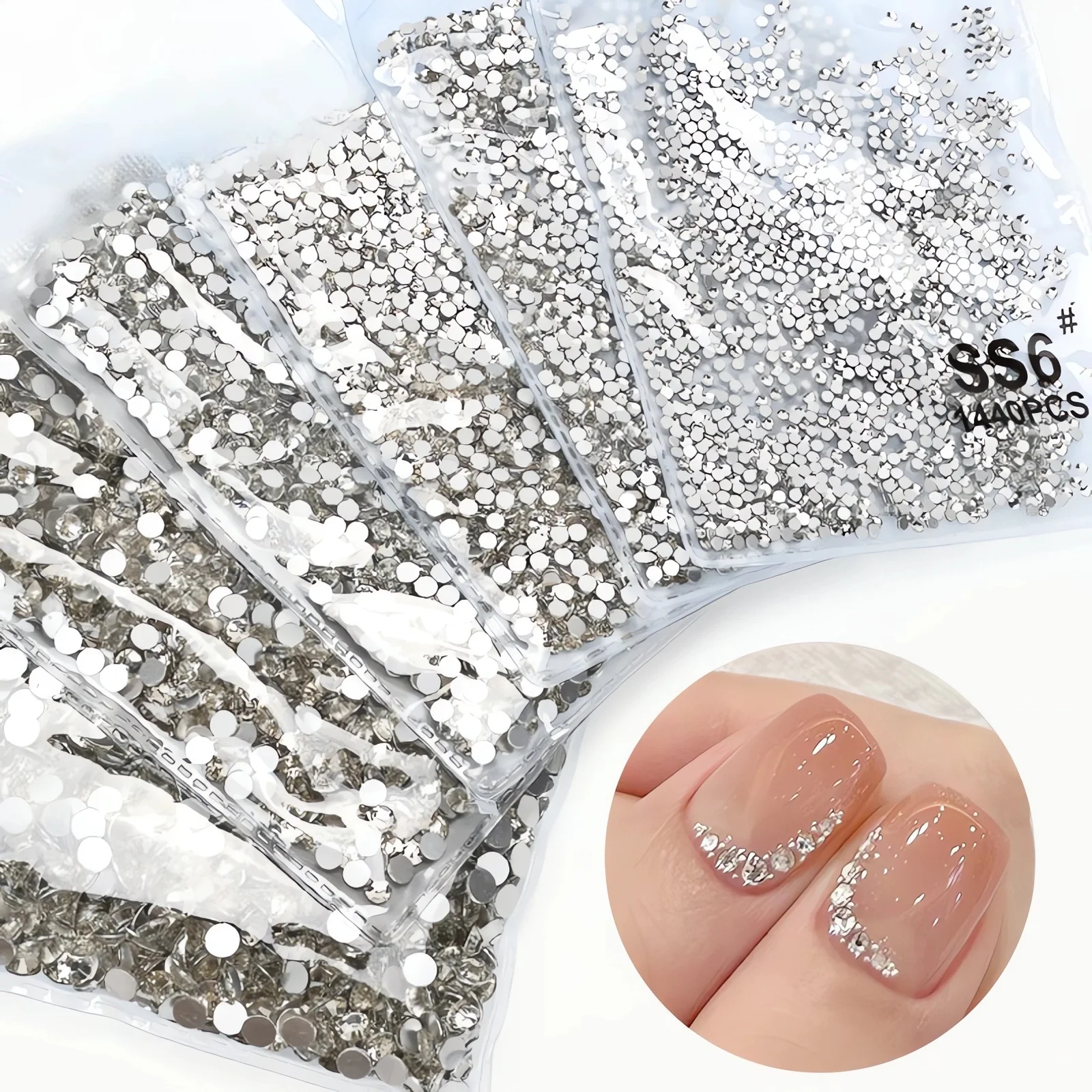 Mikro Zirkon ab Farben Nail Art Strass Kristall Flatback Glas kleine Größe aaa Qualität Kristall Strass für Nagel dekoration