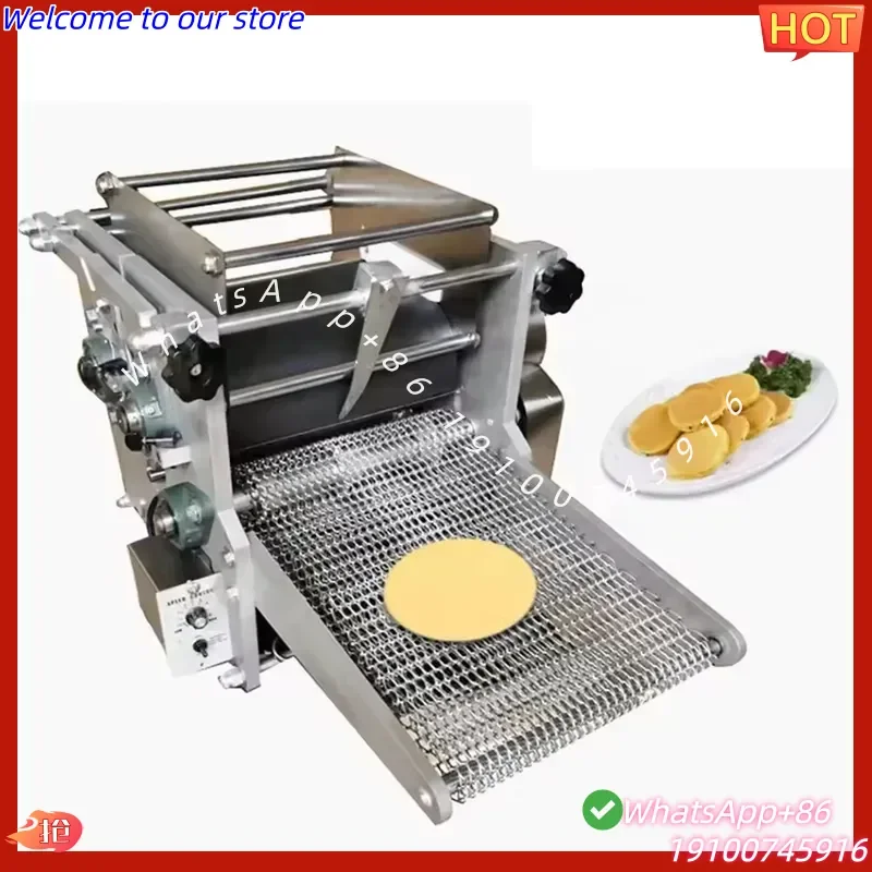 

2026Hot High-Precision Full Automatic Industrial Bread Grain Corn Flour Press Machine for Mexican Tortilla Pizza Taco Wrapper