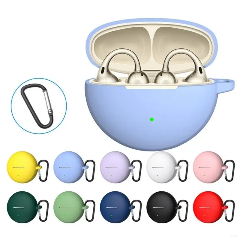 Q6PA Flexible TPU Cover For Clip2 True Wireless Ear Buds Storage Case Full Body Protections