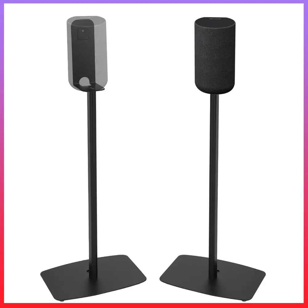 

1 Pair Speaker Stands Fit for Sony SA-RS5 Home Floor Speaker Stand Easy DIY Assembly Aluminum Alloy with Cable Management