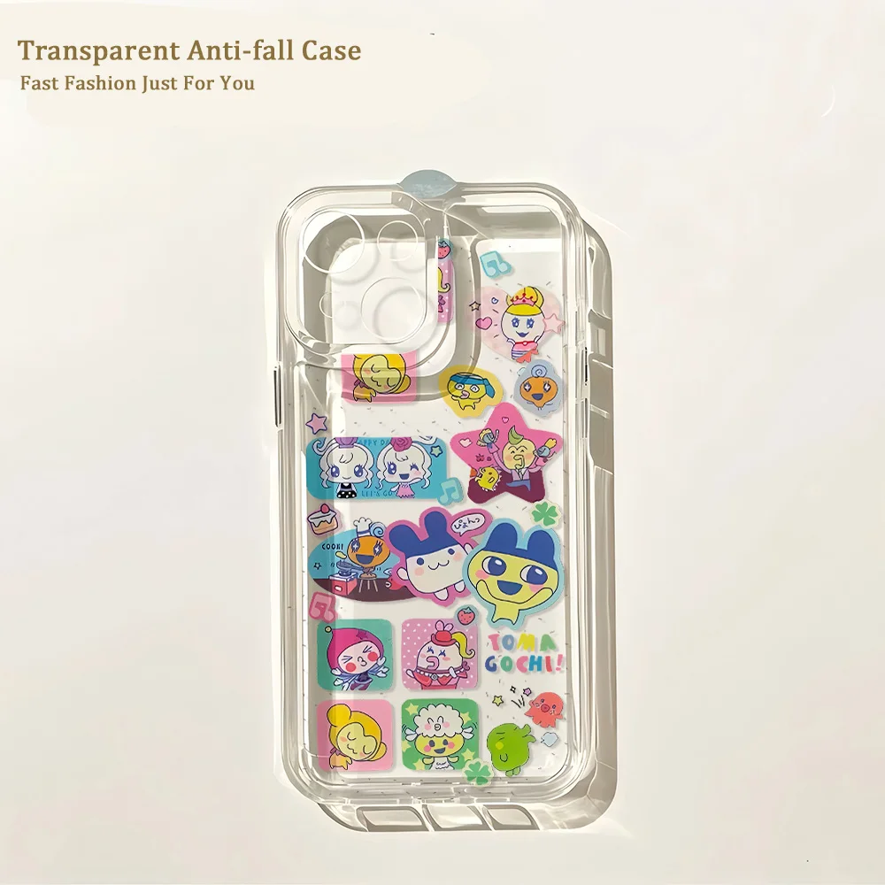 Cartoon Role Tamagotchi Dog Etui na telefon Samsung Galaxy A55 A35 A25 A15 A05s A54 A24 A14 A06 A13 A53 A33 A23 4G 5G Back Cover