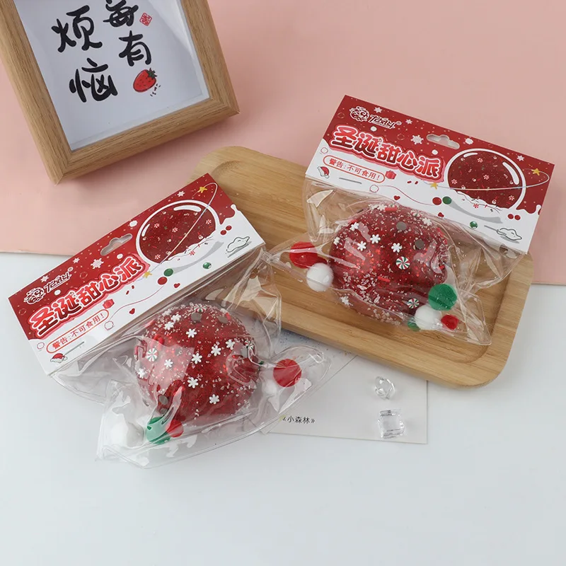 

Creative decompression toy pinch music Christmas sweetheart pie slow rebound vent decompression artifact Christmas gi