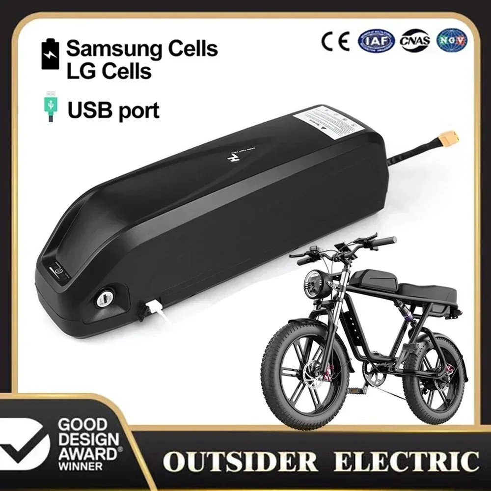 

SU Hailong Original 48v 36v 20Ah 30Ah Electric Bike Polly DP-9 40A BMS 18650 Cells 500W 750W 1000W 1500W Li-ion Battery