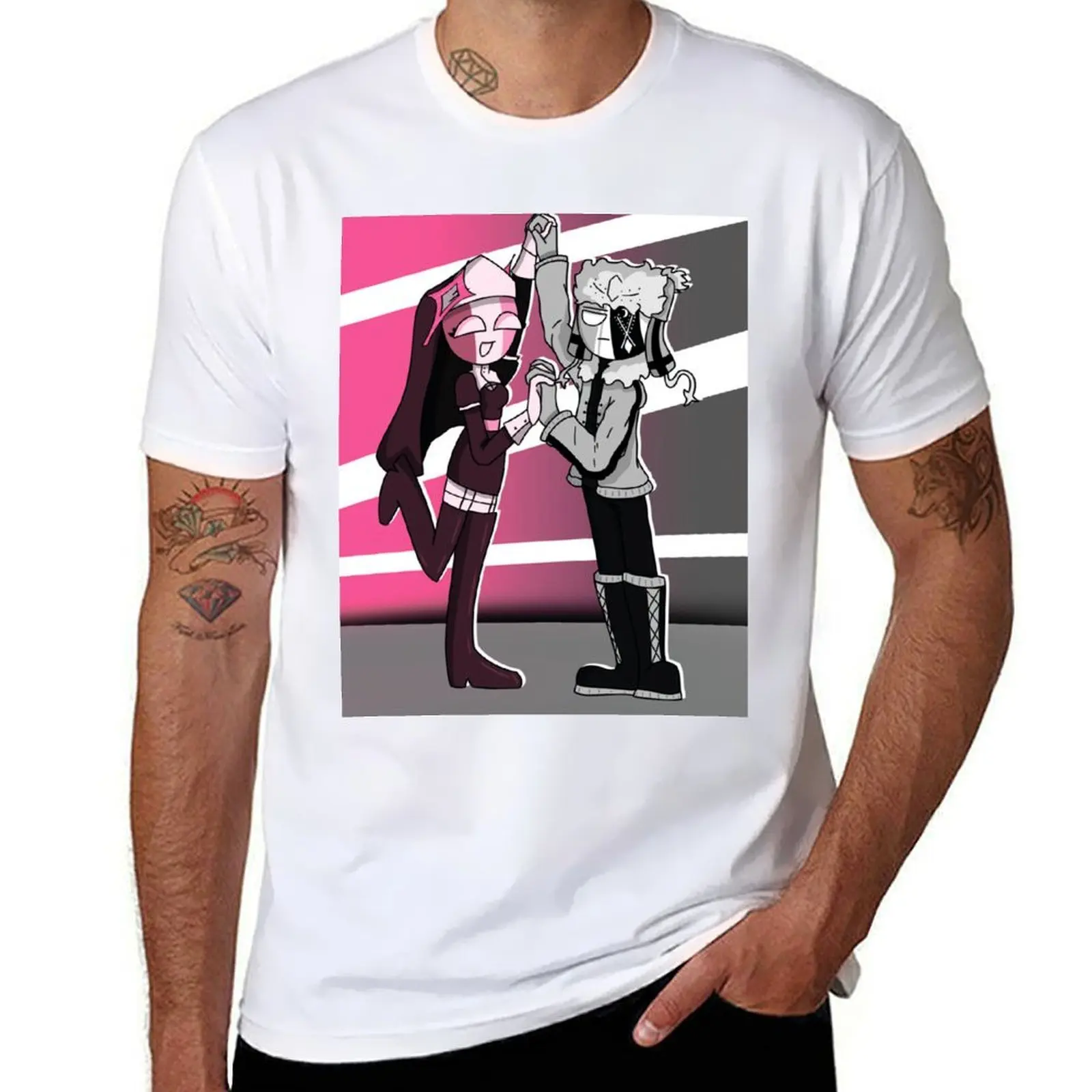 

fnf mfm ruv and sarvenet art T-Shirt anime t shirts for man essential t shirt T-Shirt