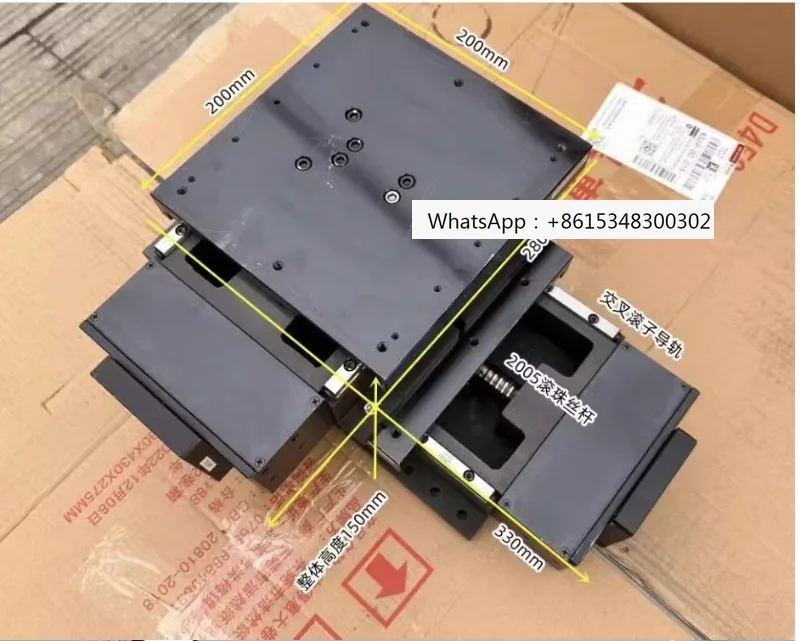 Screw rod cast iron slide heavy-duty micrometer CNC turning, milling and grinding machine workbench (disassembly)