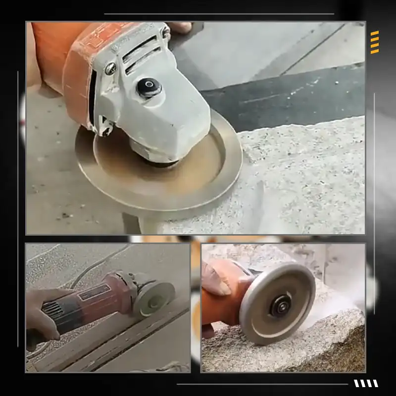 90/110mm Diamond Thickened Saw Blade Carving Blade Stone Wall Concrete Floor Slotting Dry Cutting Blade Sintering Grinding Blade