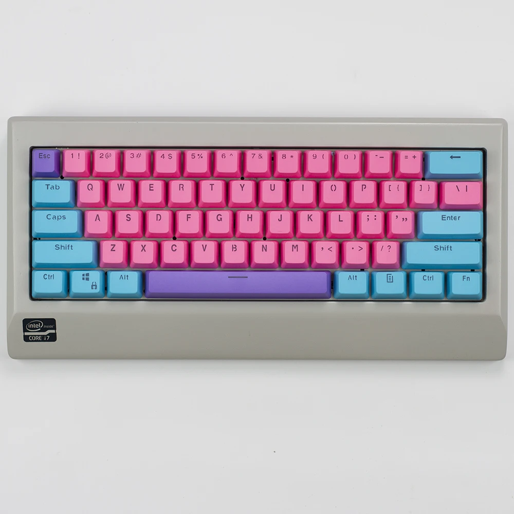 

60% mechanical keyboard PBT matte translucent RK61 keycap oem pirate K65 keycap 60he/poker keycap