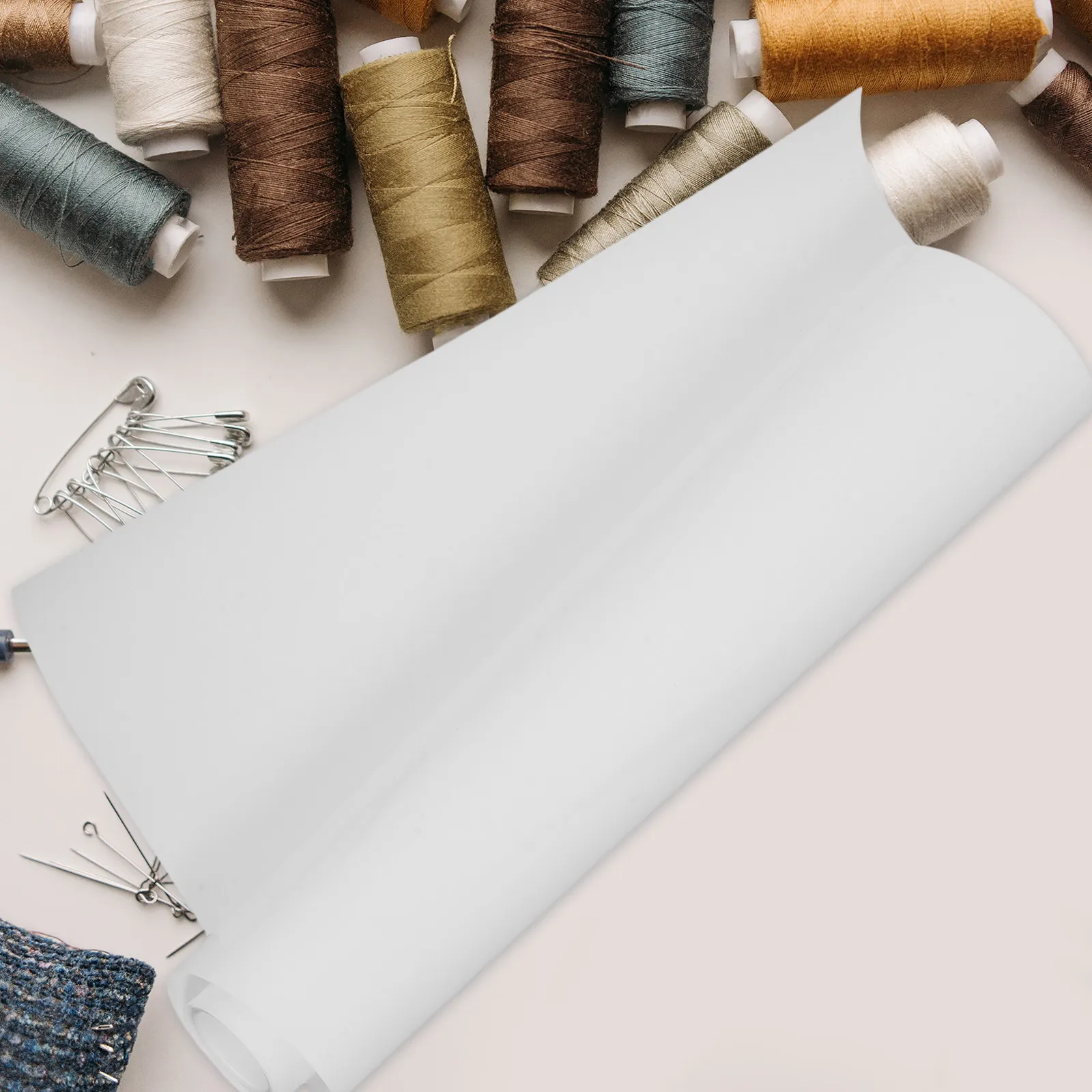 1 Roll Heat Transfer Vinyl White Matte PU Htv Rolls for Shirts DIY Heat Press Vinyl Sheets Cutting Machines Roll of Htv