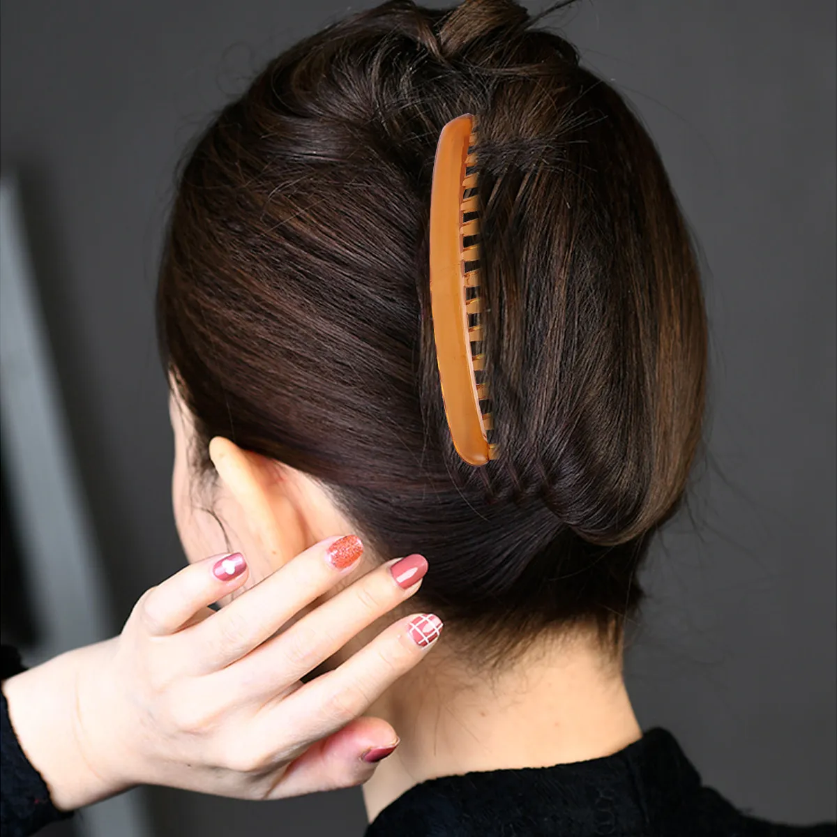 15Pcs Plastic Hair Side Combs Wave Shape Design for Women Secure Anchoring Tiaras Headdresses DIY Craft Hair