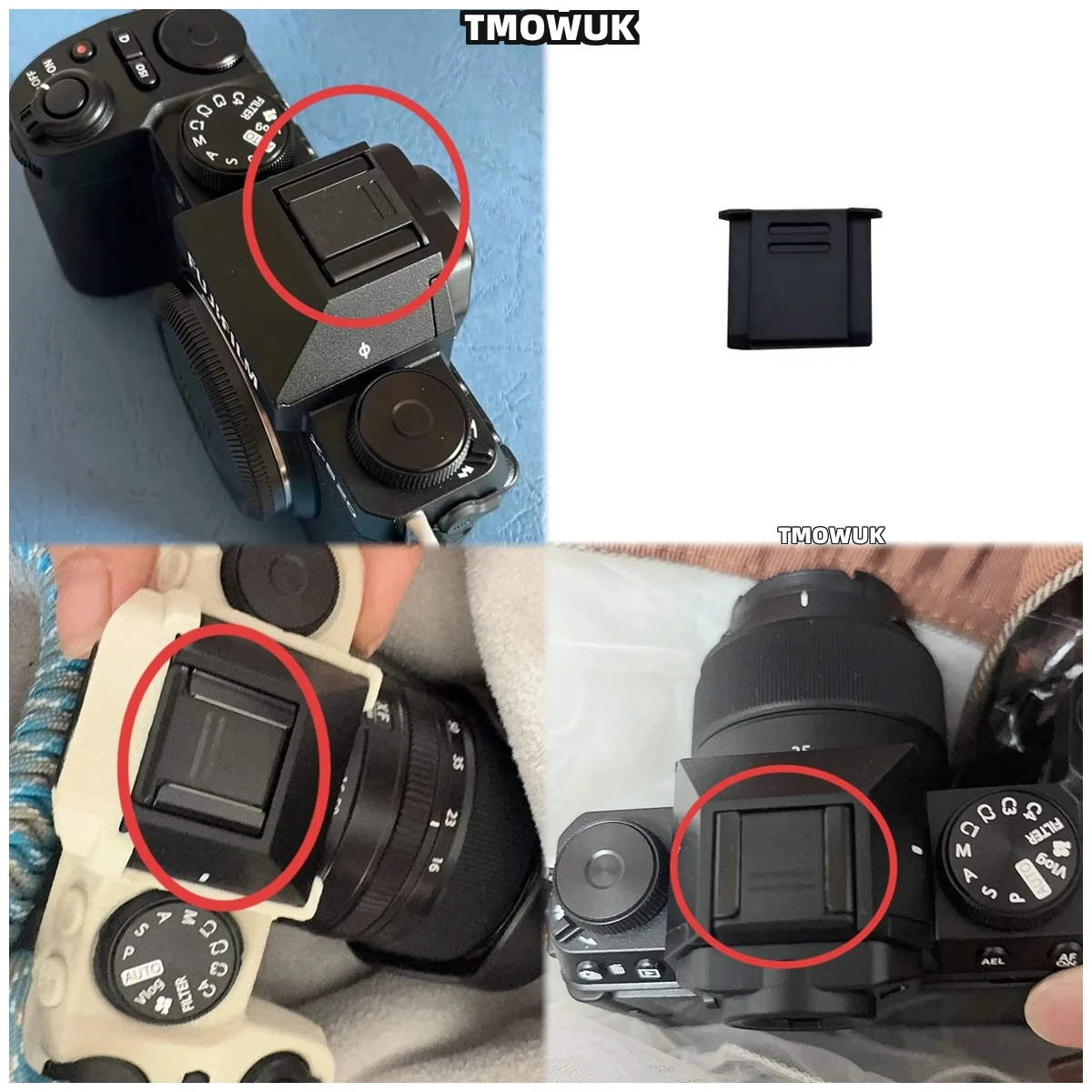 

For Fujifilm GFX100RF GFX100II X-T5 X100V X-E4 X-H2 X-S20 GFX100SII Hot Shoe Cover Camera Accessories Cap Protector