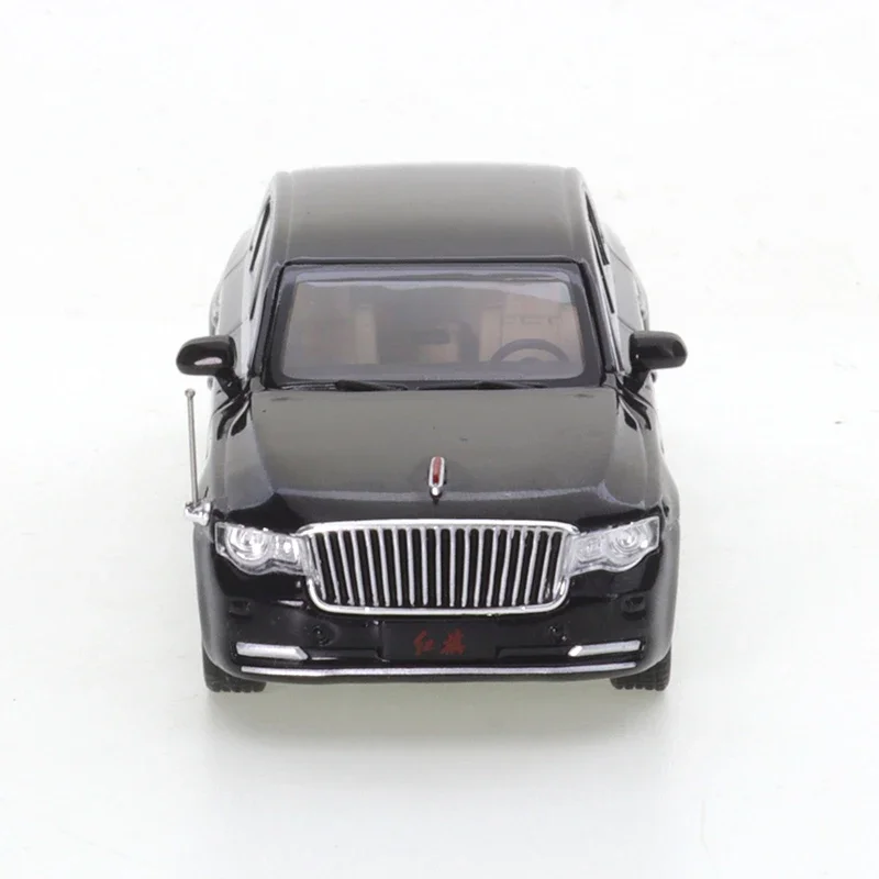 XCARTOYS 1/64 Alloy Car Model Hongqi Luxury Limousine（N501） Black Halloween Eve Christmas Diecast Model Toy Collection Gift