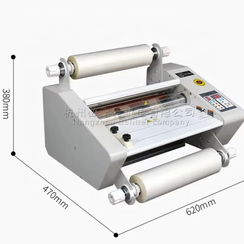 

Заводская поставка FM360 горячий и холодный односторонний рулонный ламинатор a3 со стальным роликом