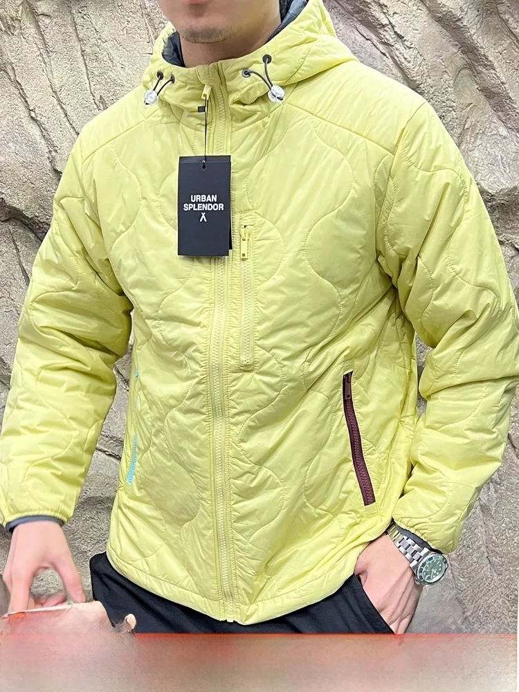 

Хлопковая куртка для пар на открытом воздухе с капюшоном на молнии, теплая хлопковая вставка-стойка, подходит для молодежи, зимнее длинное пальто для отдыха