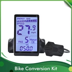 M5 24V 36V 48V Elektrikli Bisiklet Renkli Ekran E Scooter LCD Panel USB UART Ile Dağ Elektrikli Bisiklet Parçaları (6PIN)