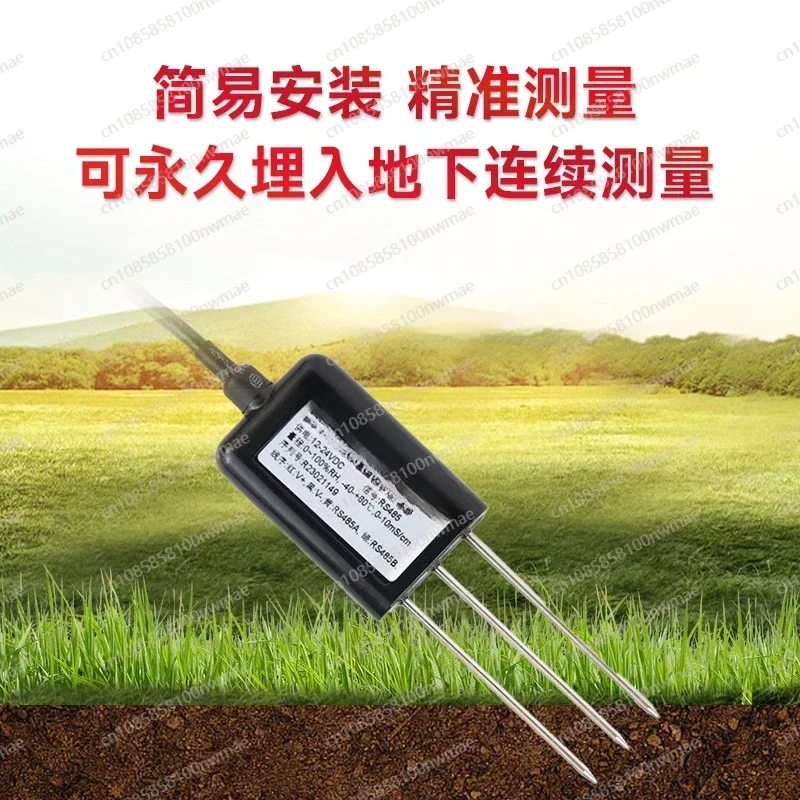 

Датчик температуры и влажности почвы, проводимости, температура влажности почвы и соль, передатчик «три в одном»