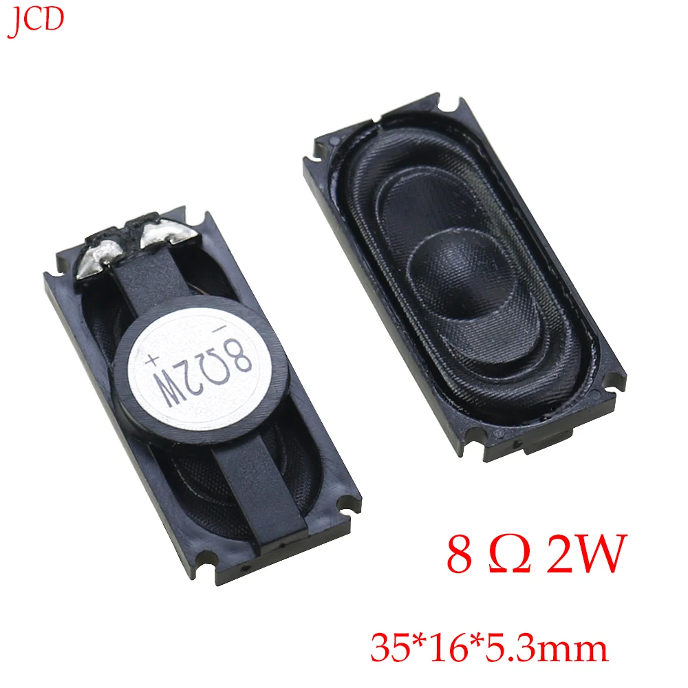 

1 Piece Notebook Speaker Horn 2W 8R 3516 1635 Loud Speaker 8 Ohms 2 Watt 8R 1W 35*16MM Thickness 5.3MM