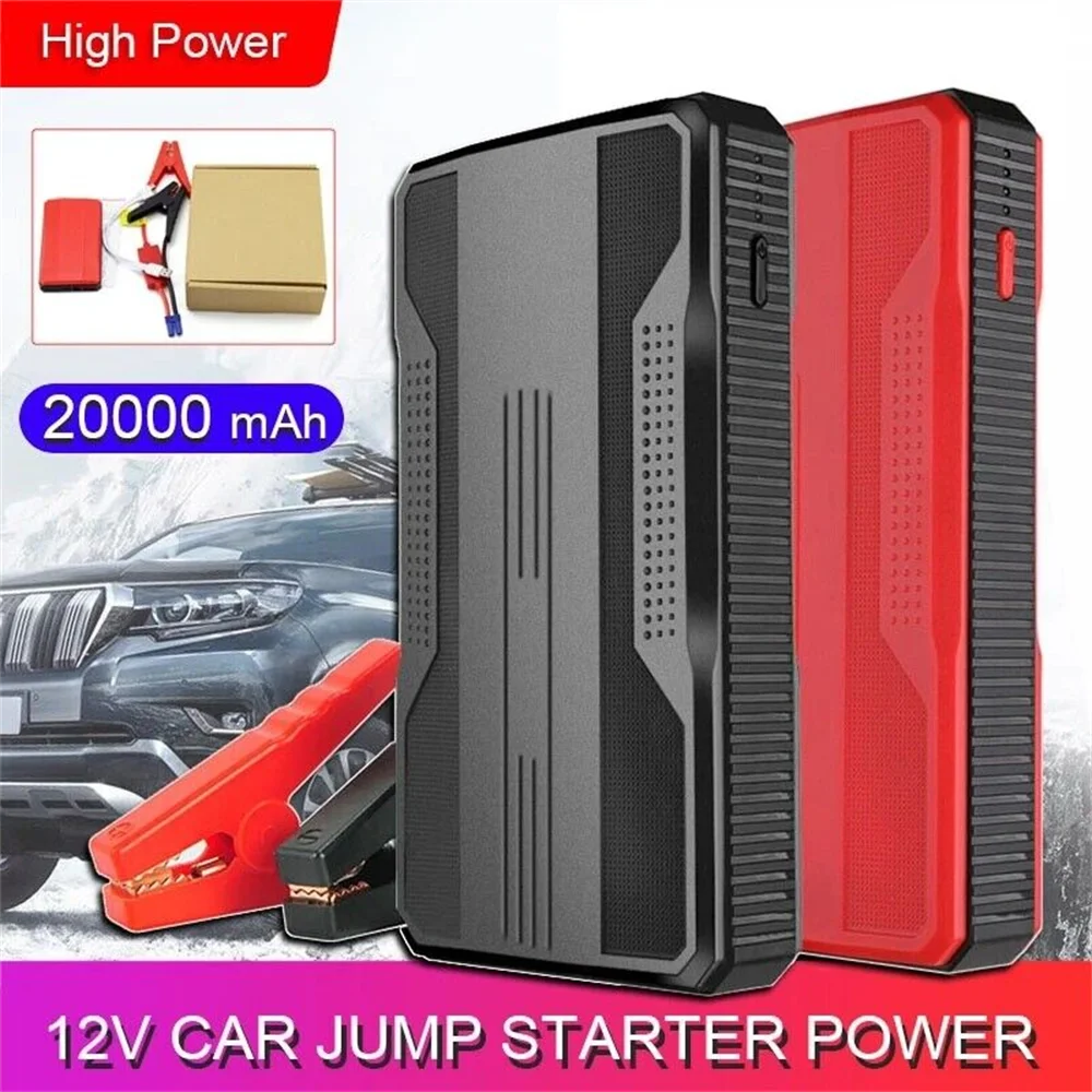 20000mAh Car Battery Jump Starter Portable Car Battery Booster Charger Booster Power Bank Starting Device 12V Gasoline Vehicles