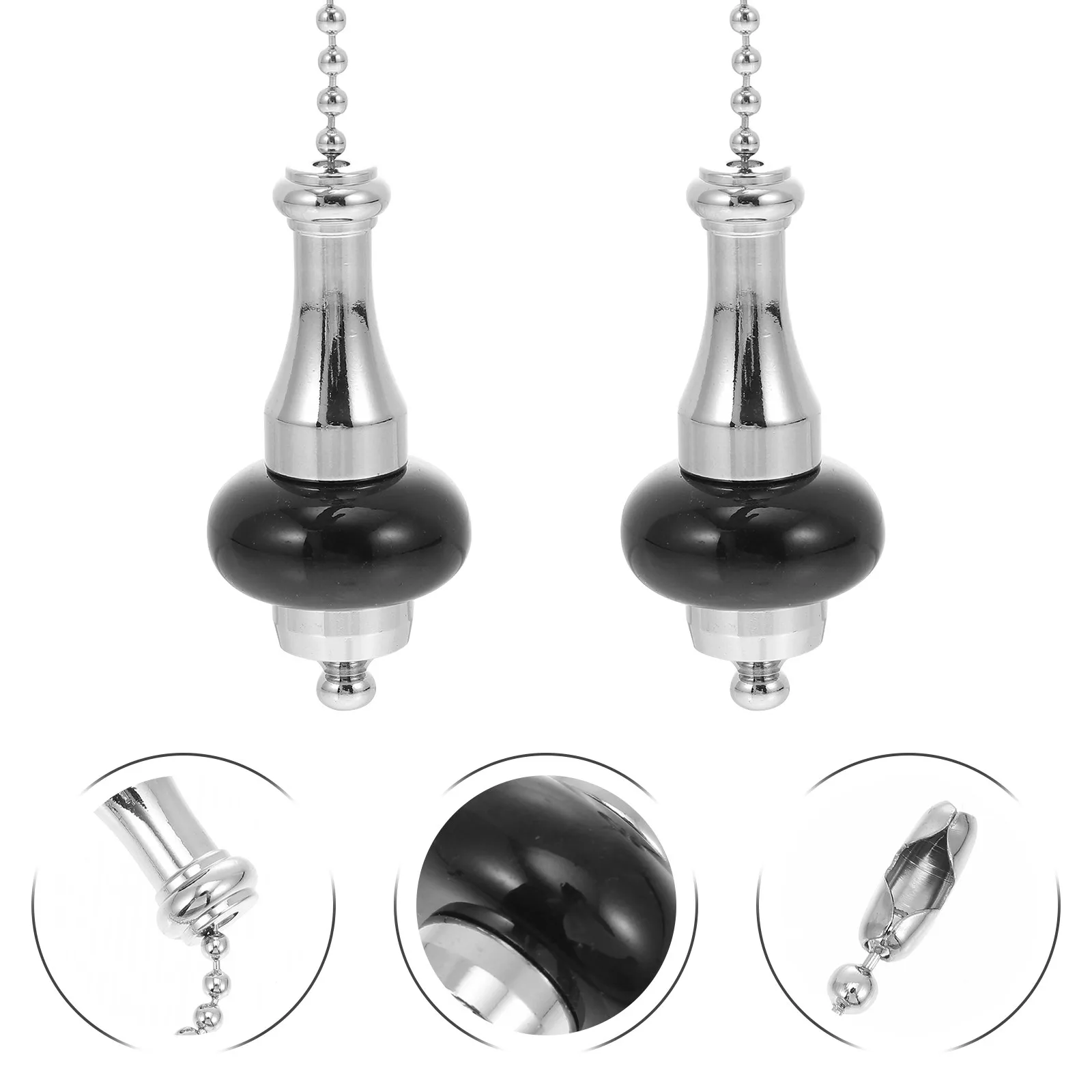 2Pcs Fan Light Pull Chain Hanging Pendant Decorative Lamp Ceiling Fan Light Chain Elegant Home Decoration Home Decor