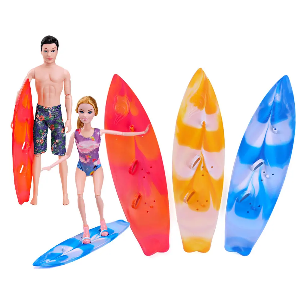 Nori Mini Seaside Beach tabla de surf casa de muñecas juguetes para accesorios de muñecas