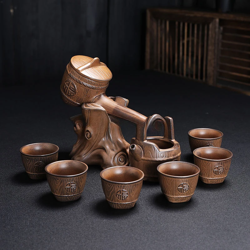 

Porcelain Kung Fu Tea Set Complete Set Luxury Automatic Afternoon Gaiwan Tea Set Portable Chinese Porcelain