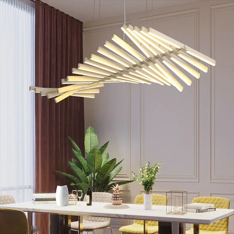 

Modern LED Chandelier Novelty Art Pendant Lamp for Living Room Office Nordic Dining Room Bar Hanging Lighting Fixture