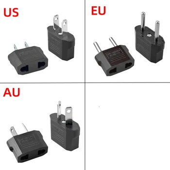 미국 AU EU 플러그 어댑터 유로 전기 소켓, 미국 일본 중국 미국-EU 여행 어댑터, 전원 어댑터 플러그 콘센트 컨버터