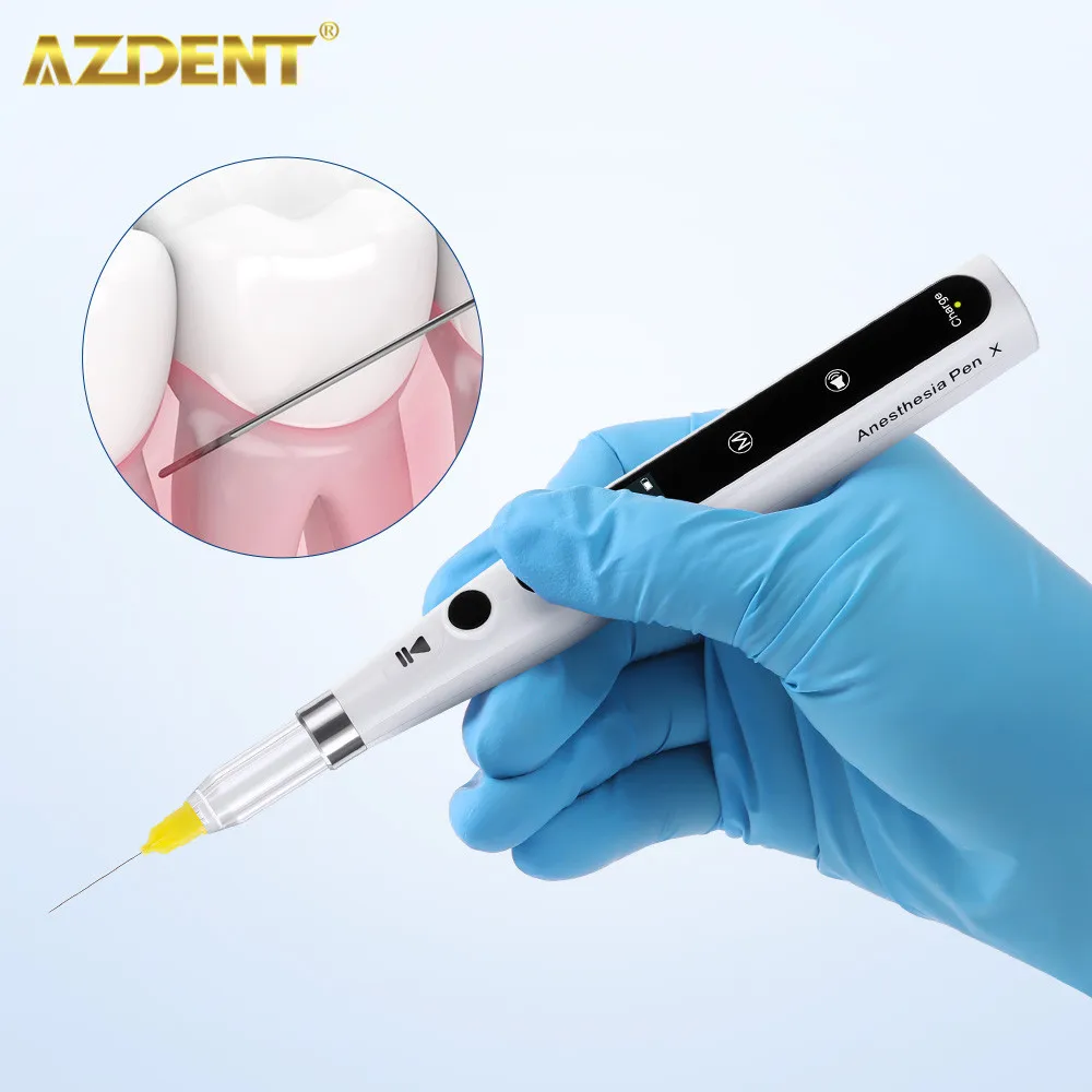 

AZDENT Dental Professional Painless Oral Local Anesthesia Device For Dentist Rechargeable LCD Display Dentistry Equipment