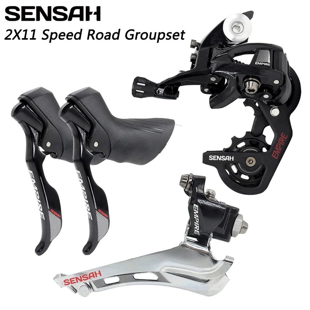 SENSAH EMPIRE 2x11 Speed 22s Road Bike Groupset Bicycle Shifter Lever Rear Derailleur Front Derailleur Bicycle Parts