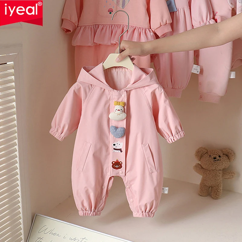 iyeal-tutina-rosa-per-bambina-con-simpatico-cartone-animato-nuova-tuta-primaverile-con-cappuccio-per-bambini-di-1-anno