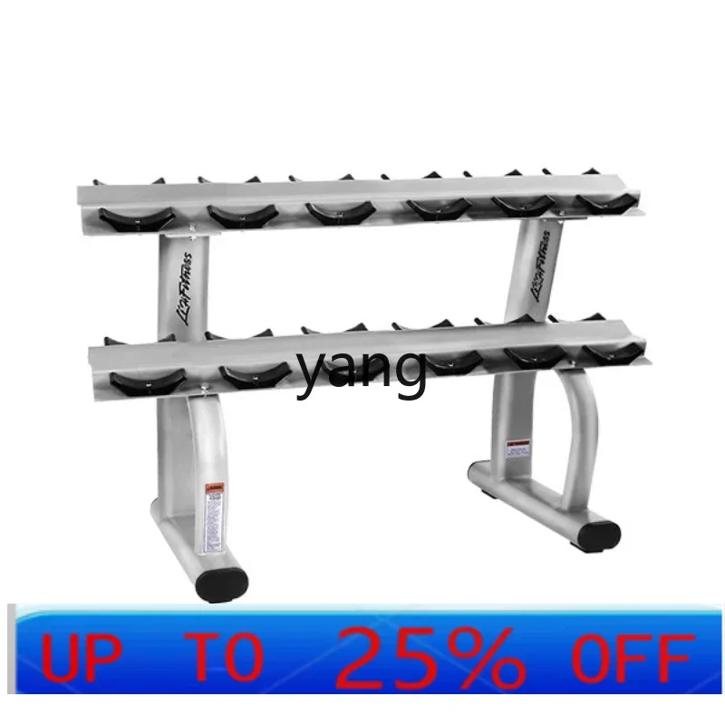 CX 6 pay 10 pairs of dumbbell racks, support vertical private training commercial double-layer dumbbell racks, thickened
