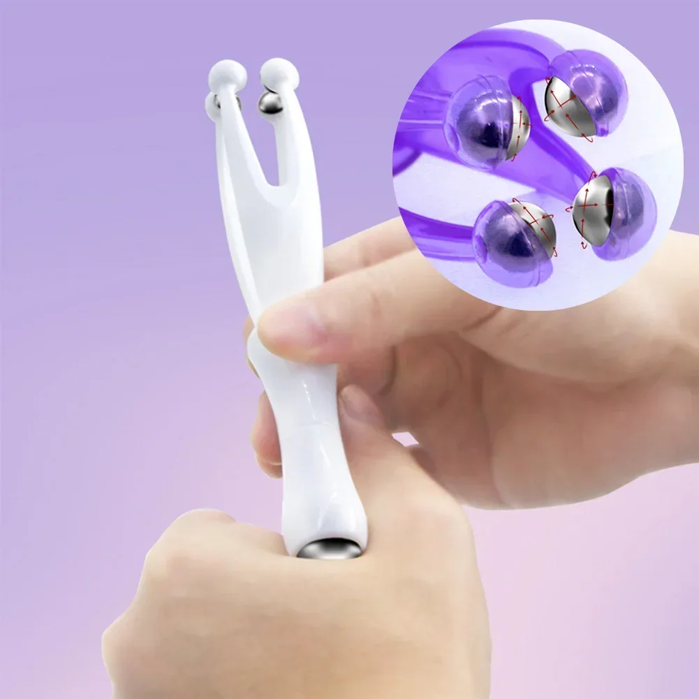 Finger Joint Acupoint Hand Rollers Massager Relieve Finger Fatigue Arthritis Blood Circulation Steel Ball Convenient Massage