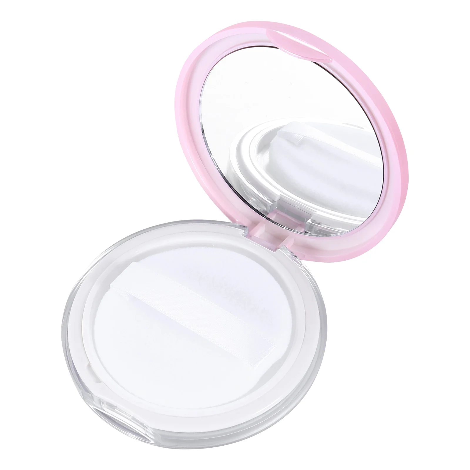 

2Pcs Loose Box Makeup Powder Case Empty Travel Container Lightweight Portable Makeup Case for Body Foundation Baby