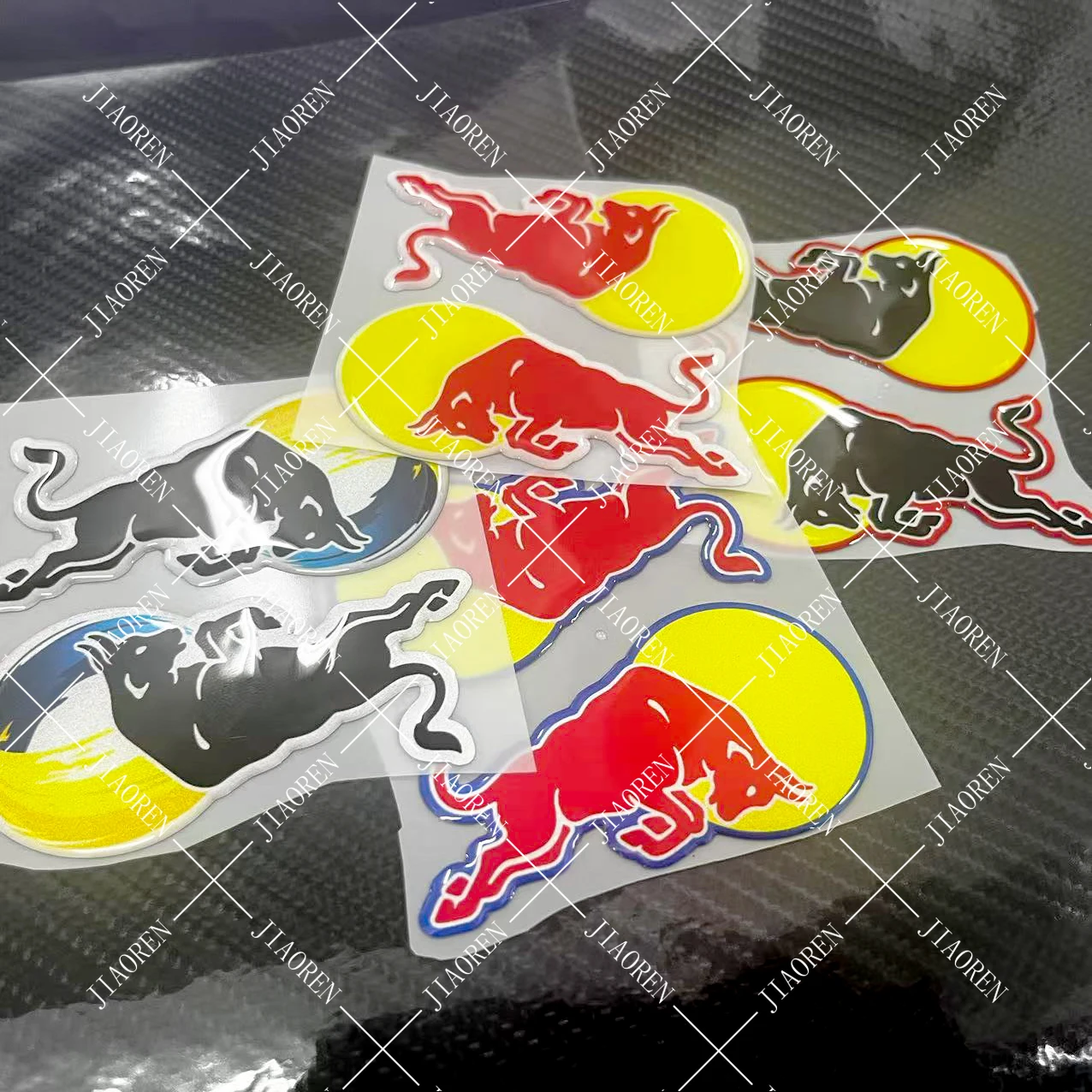 

Christmas 3D Gel Bull Logo Sticker Motorcycle Tank Helmet Car Bike Decal for Yamaha Honda Kawasaki Suzuki KTM DUCATI