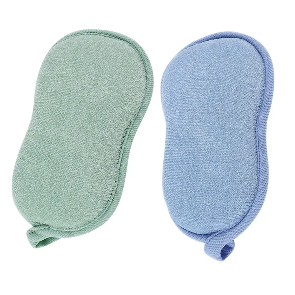 2Pcs Spiral Design Bath Ball for Body Exfoliation and Deep Cleansing Soft Skin Friendly Shower Sponge with Hanging Strap Bath