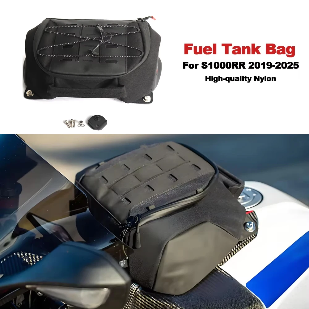 

For BMW S1000RR S1000 RR S1000RR 2019 -2025 NEW Motorcycle Accessories Fuel Tank Bag Luggage Storage Bag Black
