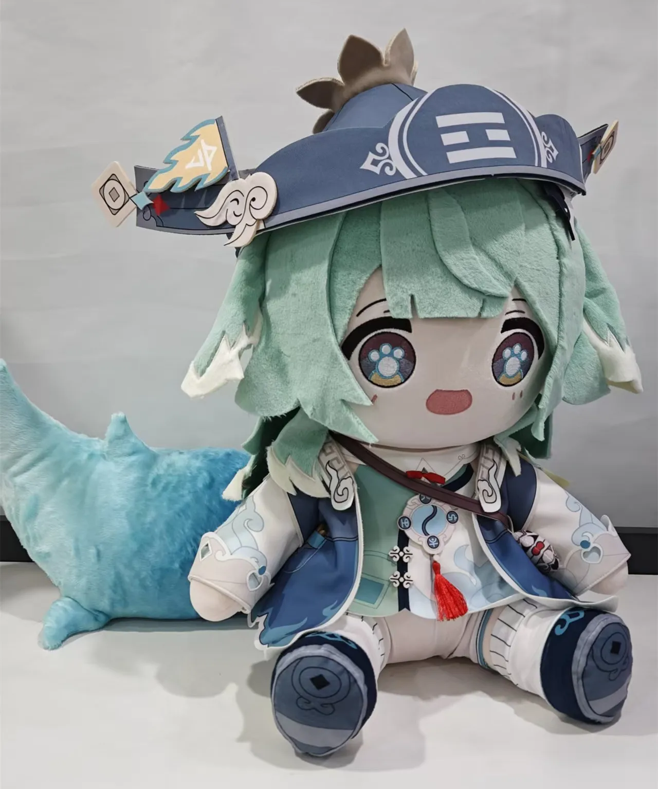 40cm Honkai：Star Rail HuoHuo with Big Tail Plush Doll Cosplay Dress-up Clothes Cotton Doll Pillow Room Decor Kids Birthday Gifts
