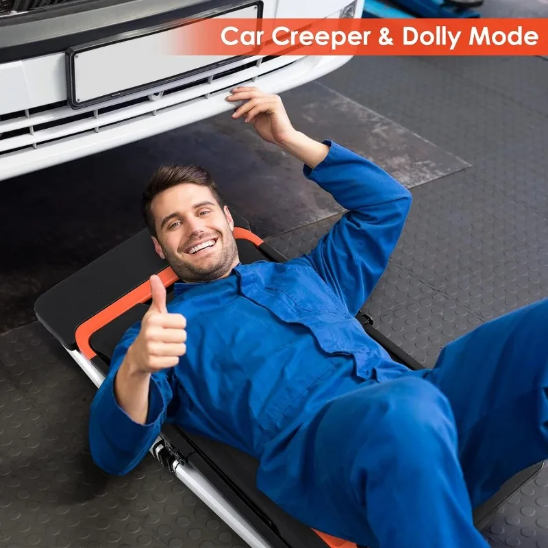 TLGREEN Multifunctional Folding Work Table, 7 in 1 Work Benches for Garage, as Portable Workbench, Sawhorse, Scaffold, Platform