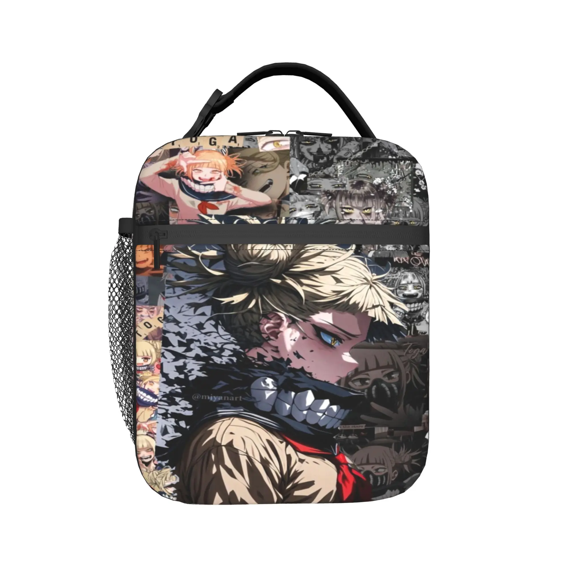 

My Hero Academias  Insulated Lunch Bag for Men Women Food Container Reusable Cooler Thermal Bento Box For Picnic
