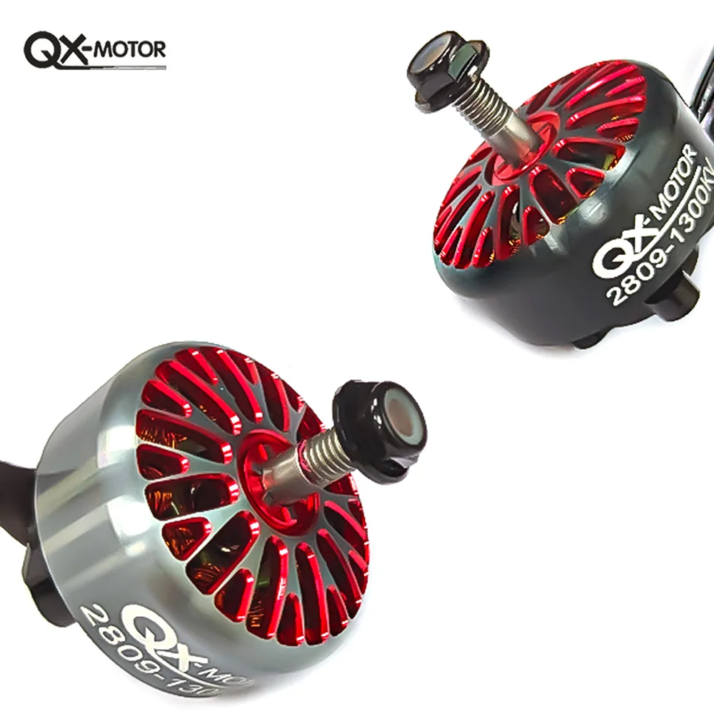 QX-MOTOR มอเตอร์ไร้แปรง 3-6S 2809 800KV 1300KV สําหรับ FIXED Wing Multicopter Plane Racing Drone รีโมทคอนโทรลอะไหล่ของเล่น