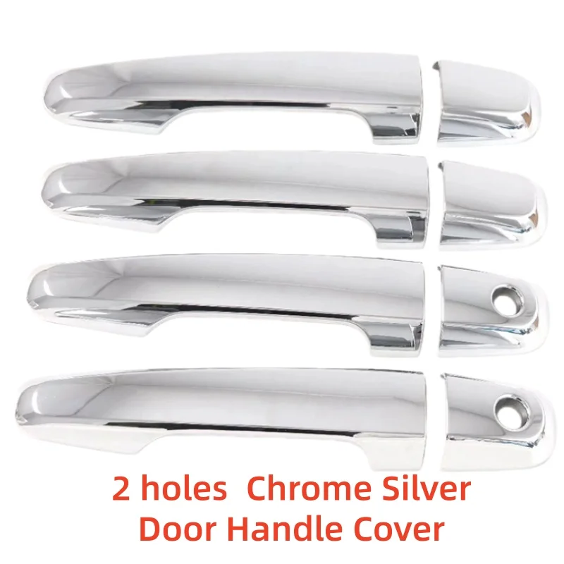 Car Upgrade Chrome Accessories Door Handle Bowl Cover Trim Paste Style For Mitsubish Triton L200 2007 2008 2009 2010 2011-2022 - view 4