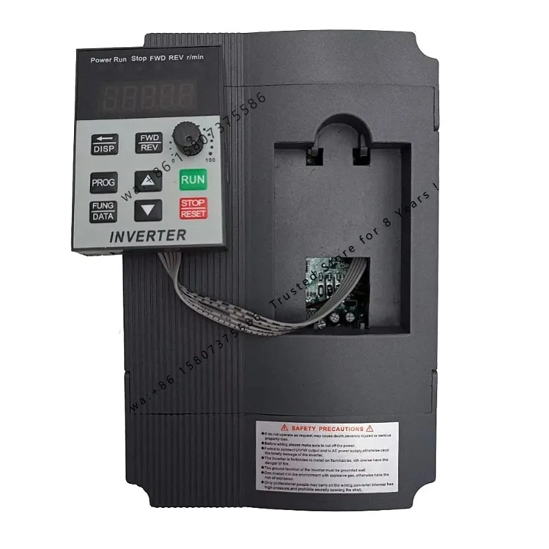 VFD 1.5KW/2.2KW/4KW Inverter XSY-AT1 ZW-BT1 Frequency Converter Single-Phase Input and  3-220V Output Motor Speed Controller