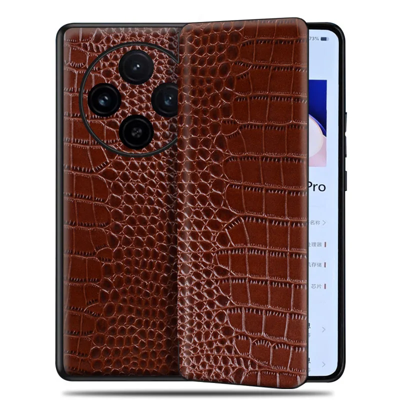 Wobiloo Luxury Genuine Leather Wallet Cover Business Phone Cases For Vivo X100 X100s Pro & X100 Ultra Cover Credit Slot Case