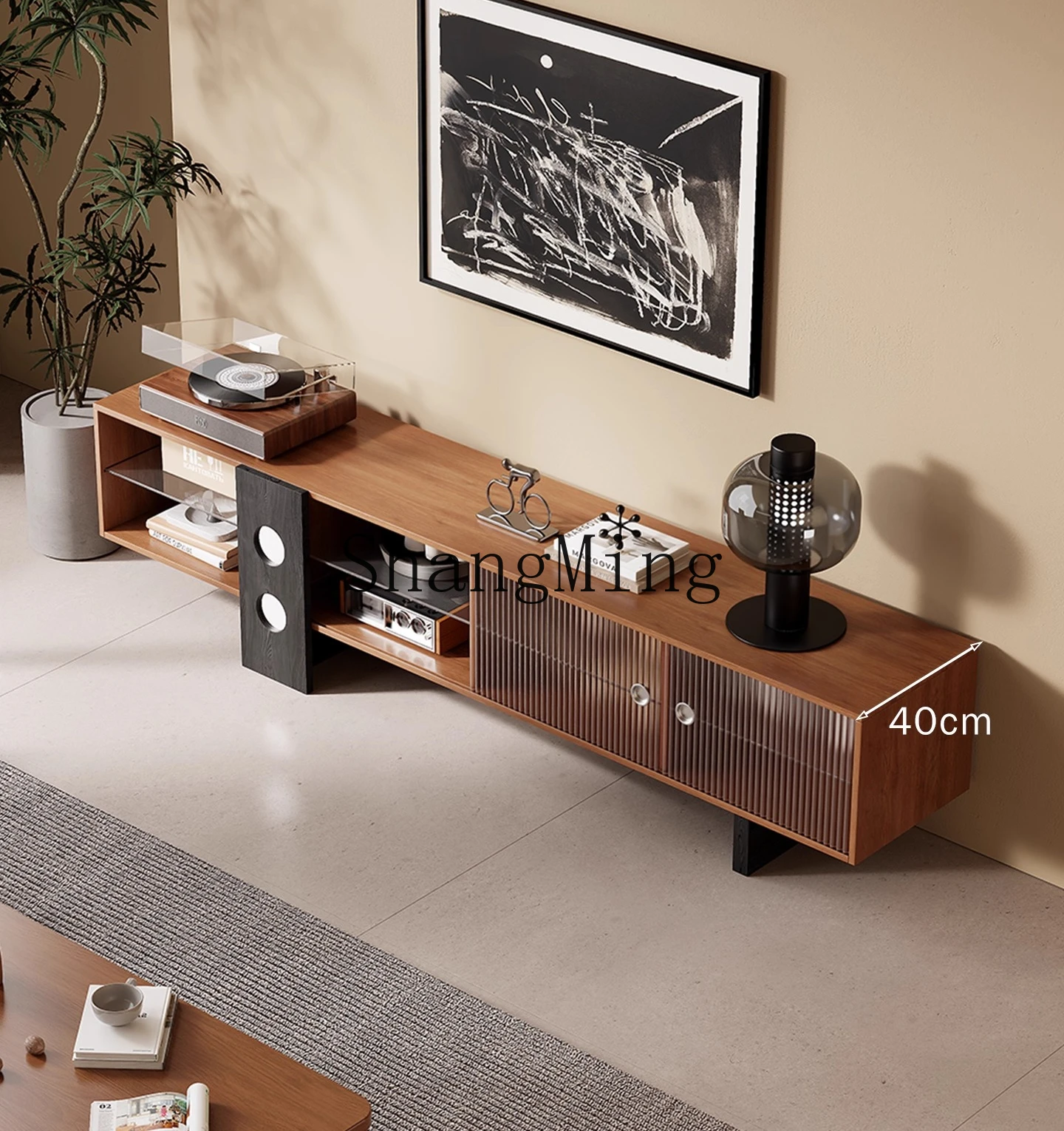 

CL antique TV storage locker integrated living room home new light luxury high-end floor high cabinet