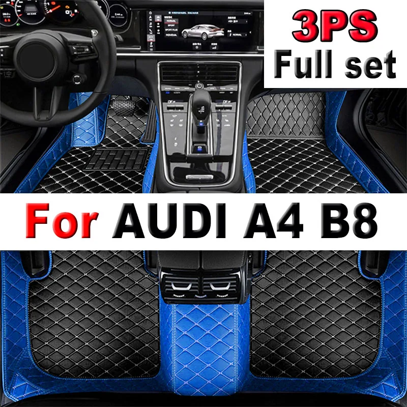 

Car floor mats for AUDI A4 B8 Hatchback/Avant/Sedan 2010 2011 2012 2013 2014 2015 2016 Custom foot Pads automobile carpet cover