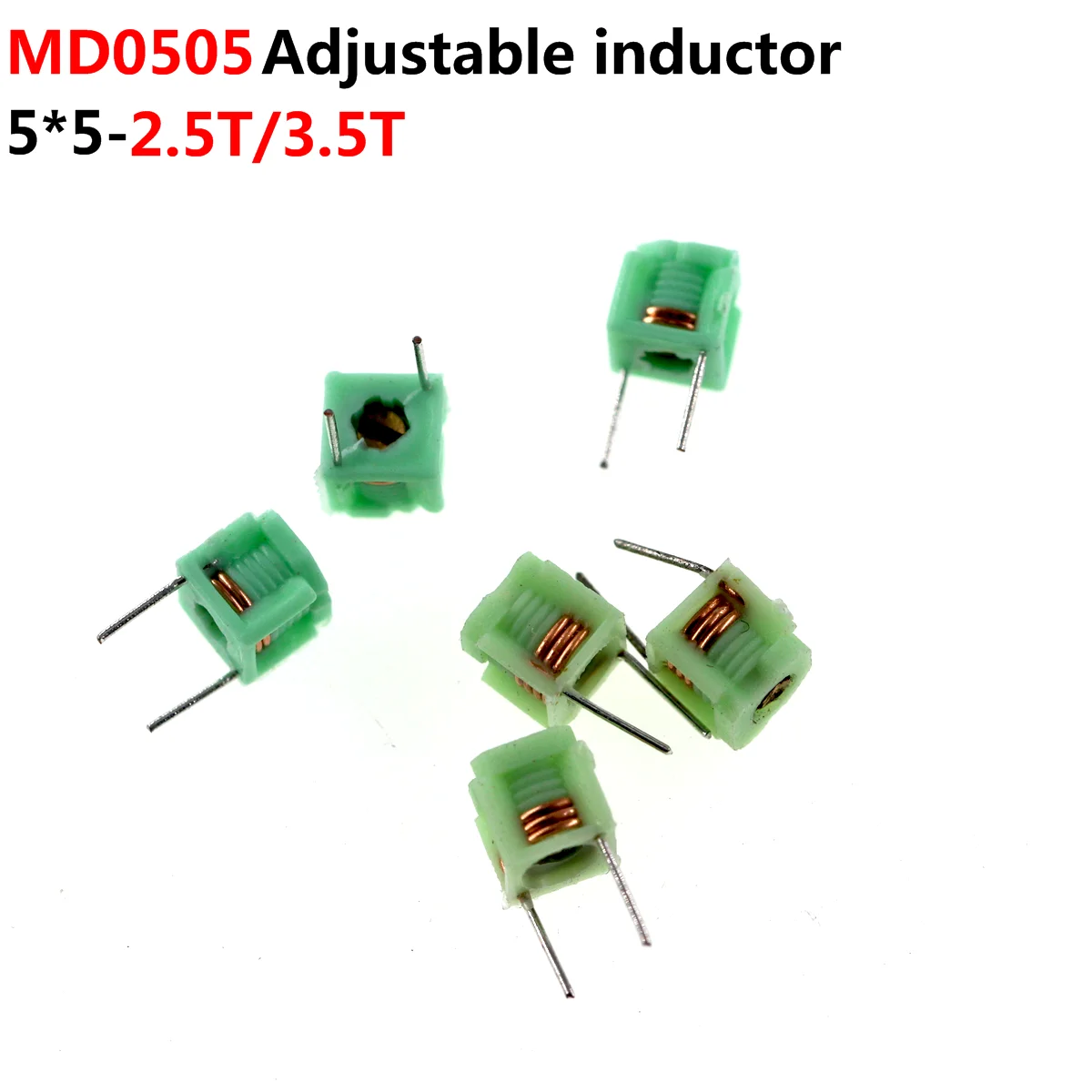 

100 шт., регулируемый индуктор md0505 5*5 MD0505 1,5 T 2,5 T 3,5 T 4,5 T 5,5 T, литая индукция