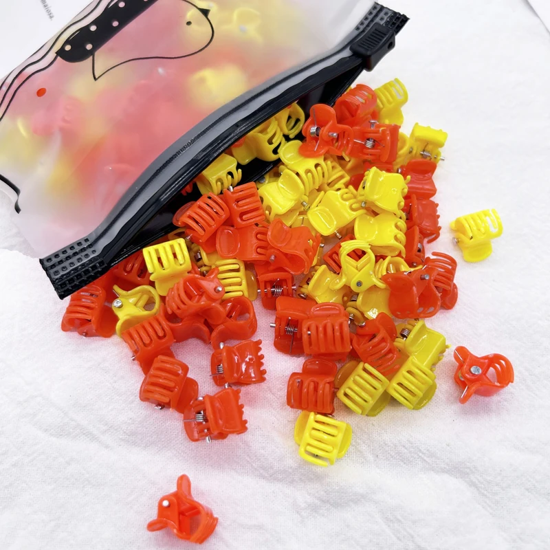 10/20Pcs Bunte Kleine Klaue Clips Mädchen Nette Blume Schmetterling Haar Clips Haar Zubehör Kinder Cartoon Haar Krallen headwear Geschenk – Detail 11