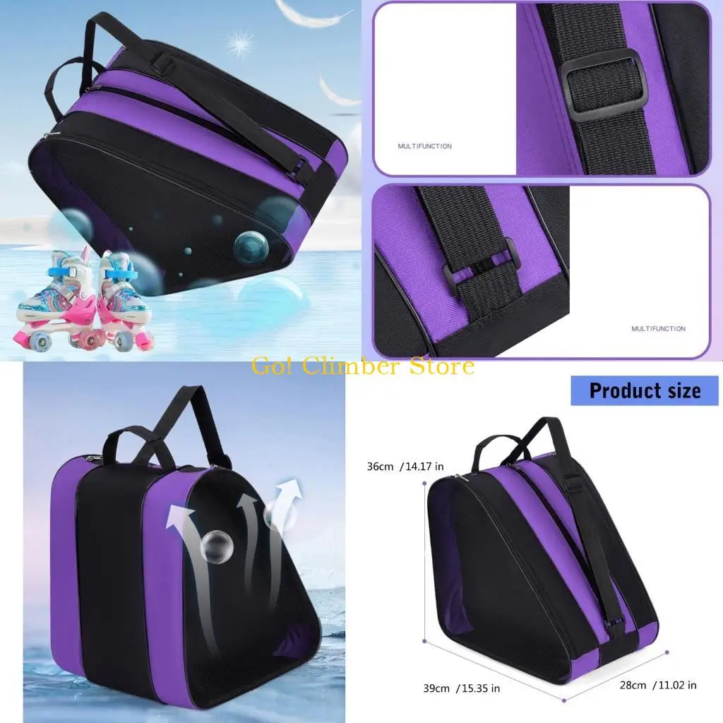 

Q84C Портативные роликовые скейт -коньки для катания на коньках дышащие дети встроенные встроенные мешки для катания на коньках